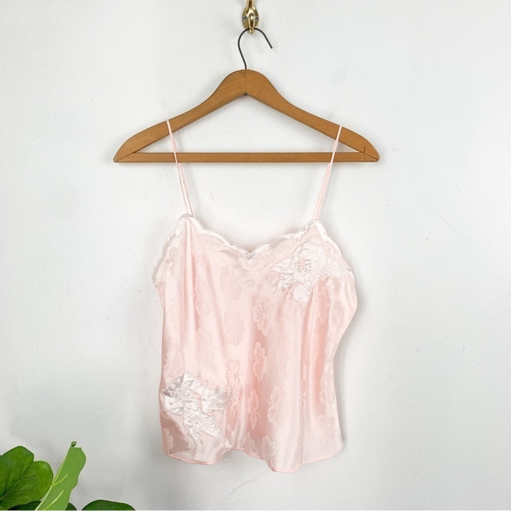 Vintage Gold Label Victoria’s Secret Pearl Embroidered Lingerie Top Sz S